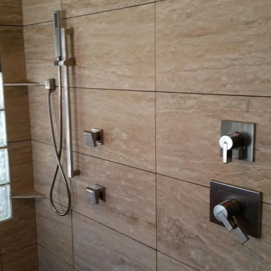 Shower fixture installation for Water Heater Replacement in New Ipswich